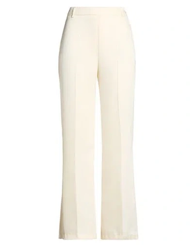 Gai Mattiolo Woman Pants Cream Size 8 Polyester In Neutral
