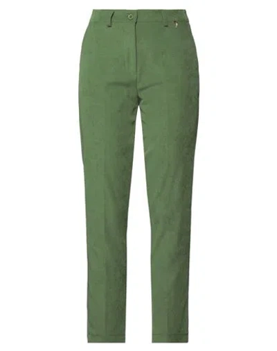 Gai Mattiolo Woman Pants Green Size 10 Polyester, Elastane