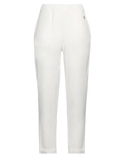 Gai Mattiolo Woman Pants Ivory Size 4 Polyester, Elastane In White