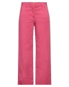Gai Mattiolo Woman Pants Magenta Size 8 Cotton, Elastane
