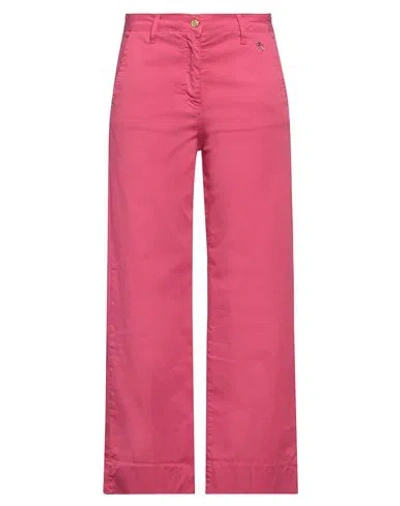 Gai Mattiolo Woman Pants Magenta Size 8 Cotton, Elastane