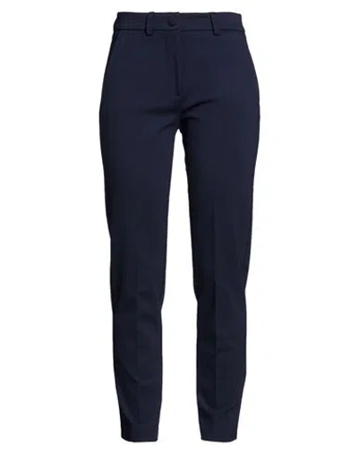 Gai Mattiolo Woman Pants Navy Size 8 Viscose, Polyamide, Elastane In Blue