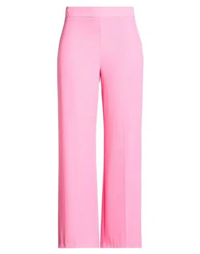 Gai Mattiolo Woman Pants Pink Size 10 Polyester, Elastane