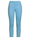 Gai Mattiolo Woman Pants Sky Blue Size 10 Cotton, Elastane In Blue