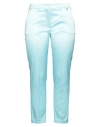 Gai Mattiolo Woman Pants Turquoise Size 10 Polyester, Elastane