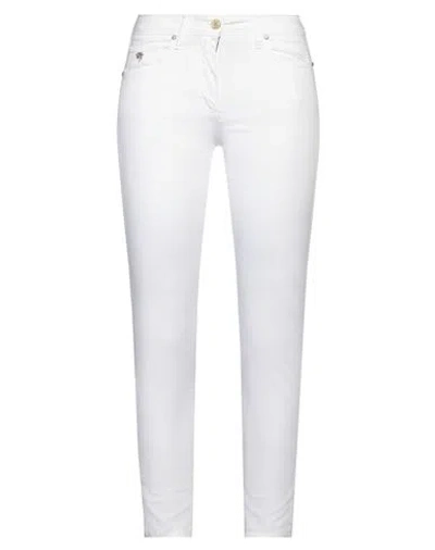 Gai Mattiolo Woman Pants White Size 4 Cotton, Elastane