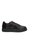 Gai Mattiolo Woman Sneakers Black Size 11 Textile Fibers In Black