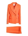 Gai Mattiolo Woman Suit Orange Size 10 Polyester, Elastane In Orange