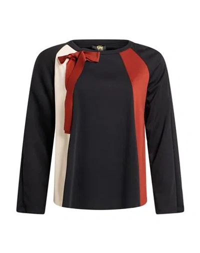 Gai Mattiolo Woman Top Black Size 4 Viscose, Polyester, Elastane