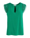 Gai Mattiolo Woman Top Green Size 12 Viscose