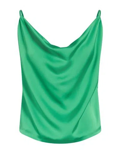 Gai Mattiolo Woman Top Green Size 8 Polyester