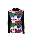 Gai Mattiolo Women's Sweater  I'm Sorry. In Black