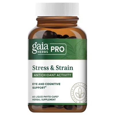 Gaia Herbs Pro Stress And Strain: Antioxidant Activity - 60 Capsules In White