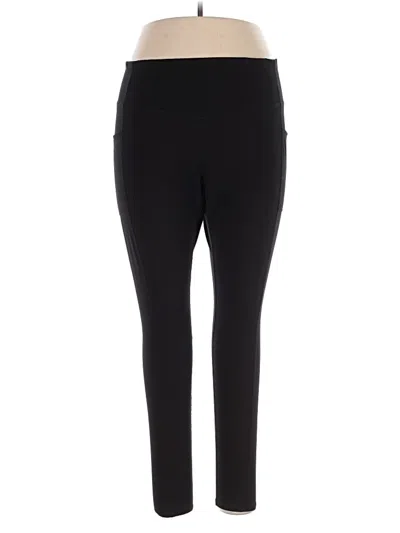 Pre-owned Gaiam Active Pants In Black