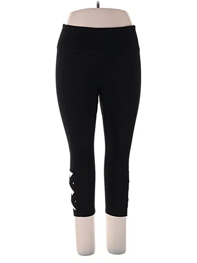 Pre-owned Gaiam Active Pants In Black