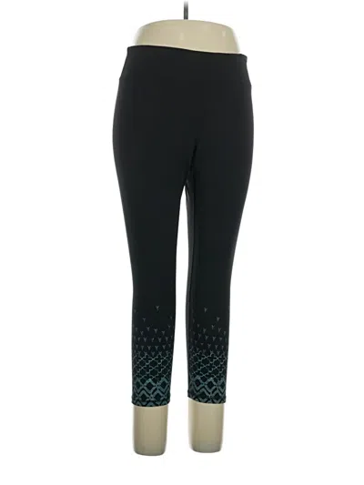 Pre-owned Gaiam Active Pants In Black