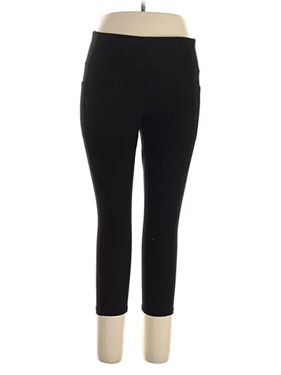 Pre-owned Gaiam Active Pants In Black