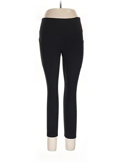 Pre-owned Gaiam Active Pants In Black
