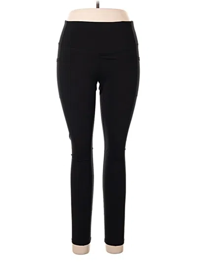 Pre-owned Gaiam Active Pants In Black