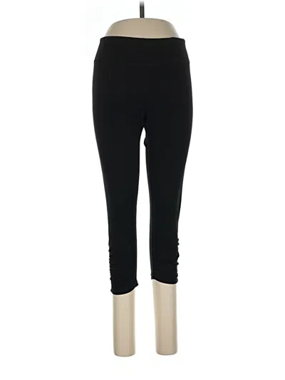 Pre-owned Gaiam Active Pants In Black