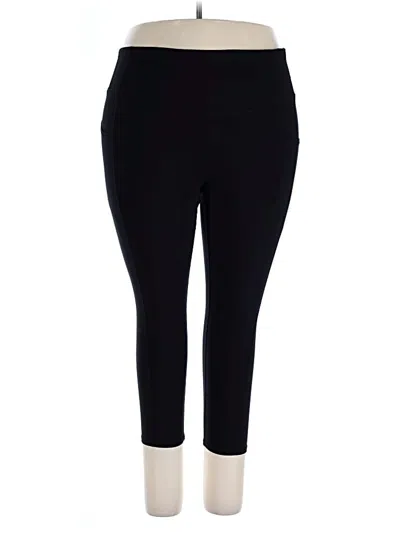 Pre-owned Gaiam Active Pants In Black