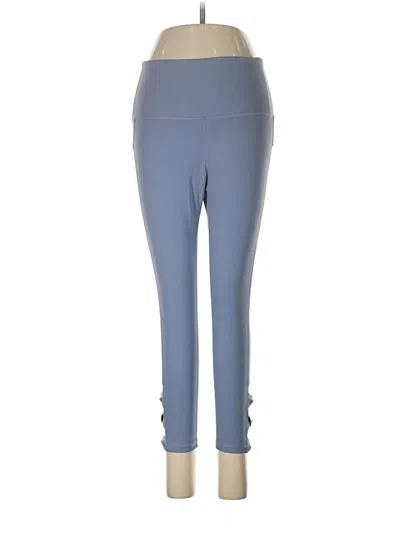 Pre-owned Gaiam Active Pants In Blue