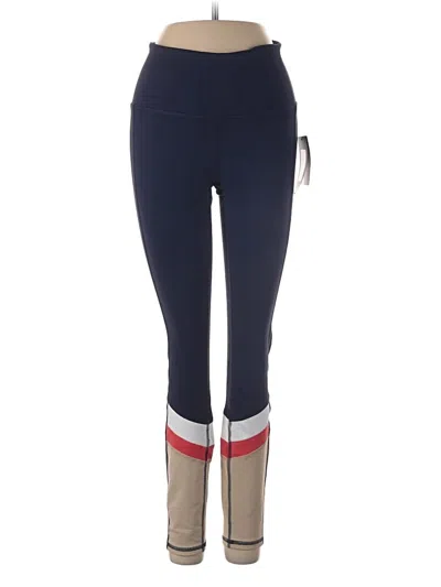 Pre-owned Gaiam Active Pants In Blue