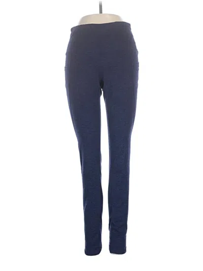 Pre-owned Gaiam Active Pants In Blue