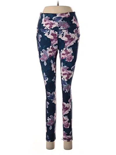 Pre-owned Gaiam Active Pants In Blue