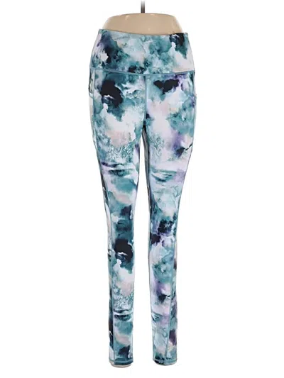 Pre-owned Gaiam Active Pants In Blue