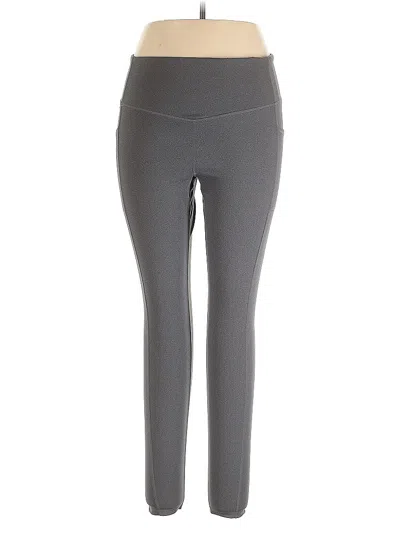 Pre-owned Gaiam Active Pants In Gray