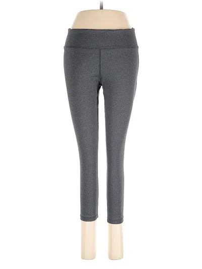 Pre-owned Gaiam Active Pants In Gray