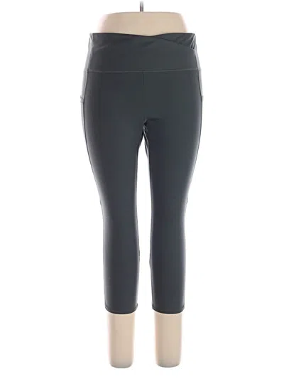 Pre-owned Gaiam Active Pants In Gray