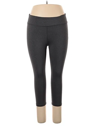 Pre-owned Gaiam Active Pants In Gray