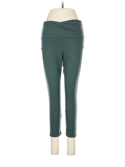 Pre-owned Gaiam Active Pants In Green