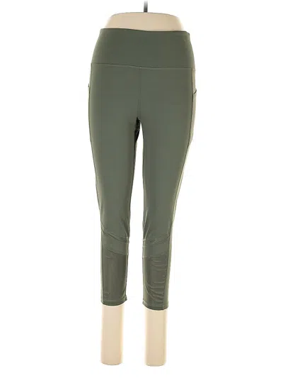 Pre-owned Gaiam Active Pants In Green