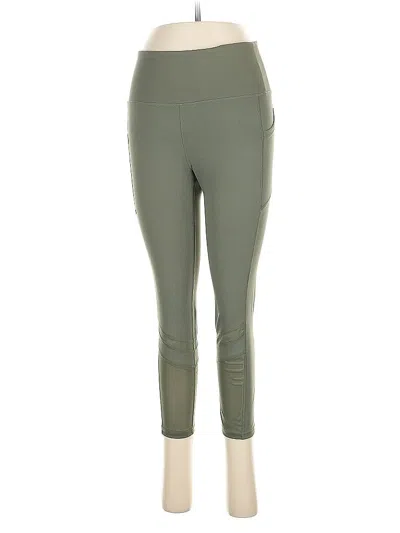Pre-owned Gaiam Active Pants In Green