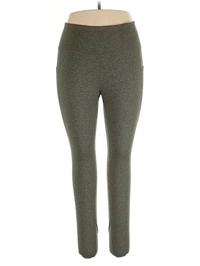 Pre-owned Gaiam Active Pants In Green
