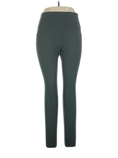 Pre-owned Gaiam Active Pants In Green