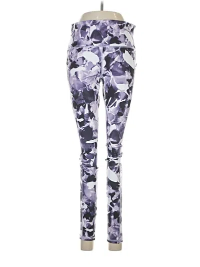 Pre-owned Gaiam Active Pants In Purple
