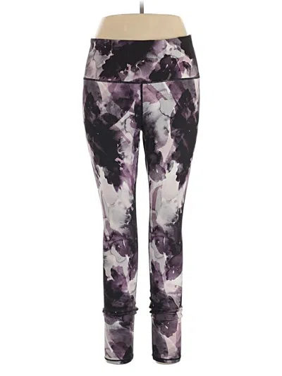 Pre-owned Gaiam Active Pants In Purple