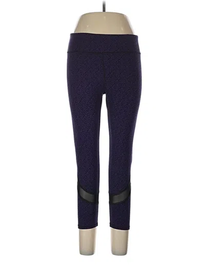 Pre-owned Gaiam Active Pants In Purple
