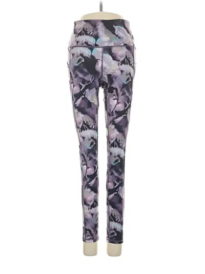 Pre-owned Gaiam Active Pants In Purple