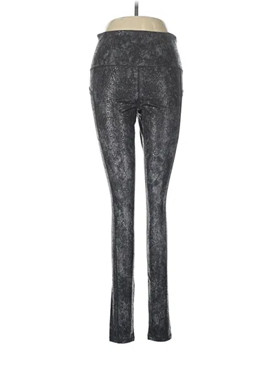 Pre-owned Gaiam Active Pants In Silver