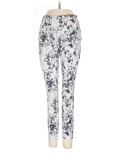 Pre-owned Gaiam Active Pants In White