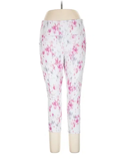 Pre-owned Gaiam Active Pants In White