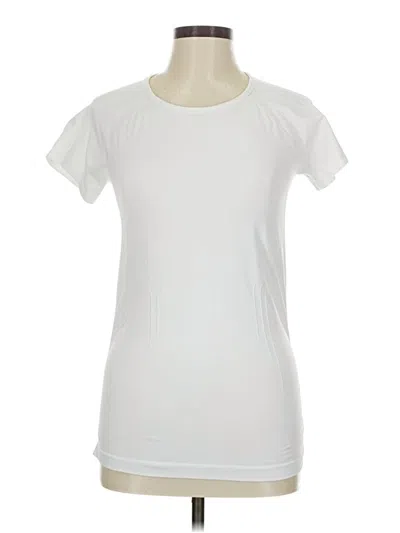 Pre-owned Gaiam Active T-shirt In White