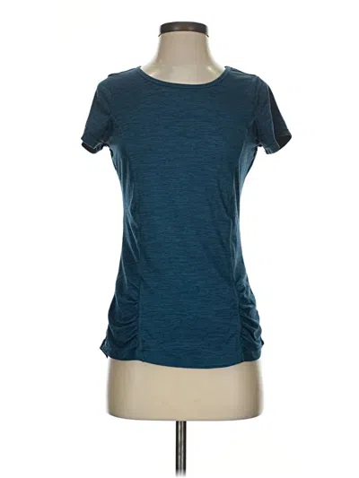 Pre-owned Gaiam Active T-shirt In Blue