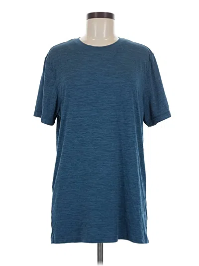 Pre-owned Gaiam Active T-shirt In Blue
