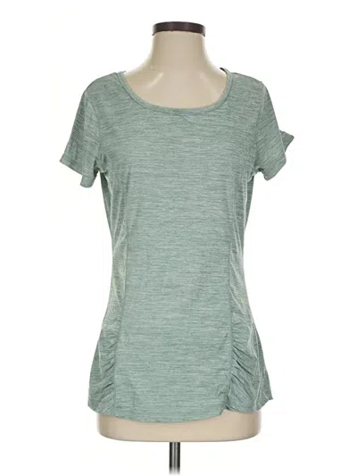 Pre-owned Gaiam Active T-shirt In Green